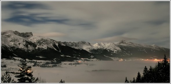 Plateau du Vercors - Soir du 2 décembre 2009