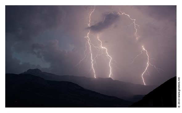 Orage sur Lans en Vercors - 1er Juillet 2010