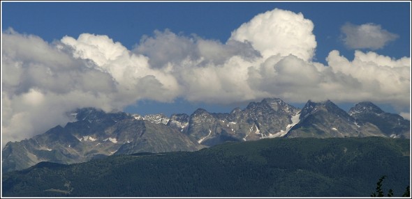 Massif de Belledonne depuis Chartreuse - 8 août 2010