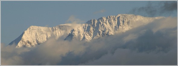 Massif du Taillefer depuis Grenoble - 23 octobre 2009