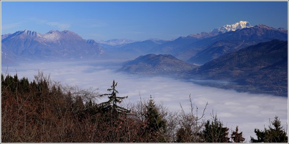 Chartreuse, Vallée du Grésivaudan, Belledonne et Mont Blanc - 27 novembre 2011