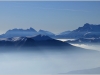 Hautes Alpes (Obiou) depuis le Vercors - 18 février 2012