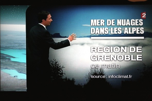 Mer de nuages - Bulletin météo France 2 - 12 octobre 2011