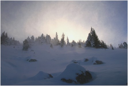 Coup de vent sur les crètes du Vercors - 13 décembre 2008