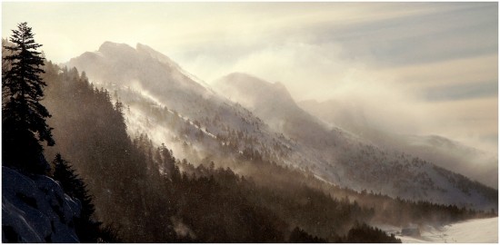 Coup de vent sur les crètes du Vercors - 13 décembre 2008