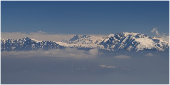 Oisans, Taillefer et Ecrins depuis Lans en Vercors - 5 mars 2011