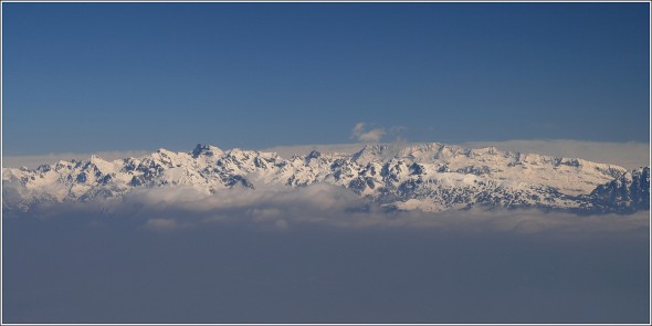 Belledonne depuis Lans en Vercors - 5 mars 2011