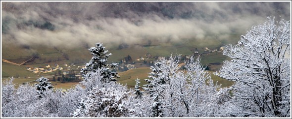 Lans en Vercors depuis la Sierre (1400m) - 6 novembre 2009