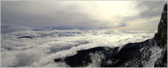 Vercors et Mer de nuages - 8 novembre 2009