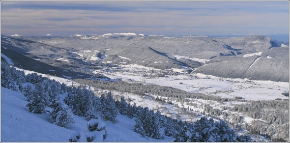 9h32 - Villard de Lans depuis la Combe Oursière