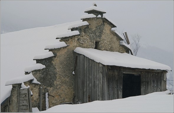 Lans en Vercors -Lendemain de neige - Lundi 4 janvier 2009