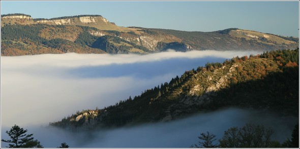 Mer de nuages en Vercors - 7 octobre 2010