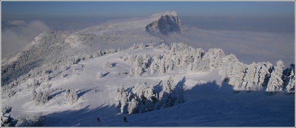 Lans en Vercors - Les pistes et le Moucherotte - 10 janvier 2010