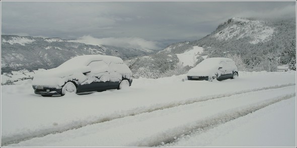 Lans en Vercors - 4 avril 2010 - 9h34 - parking de la Sierre - 1400m