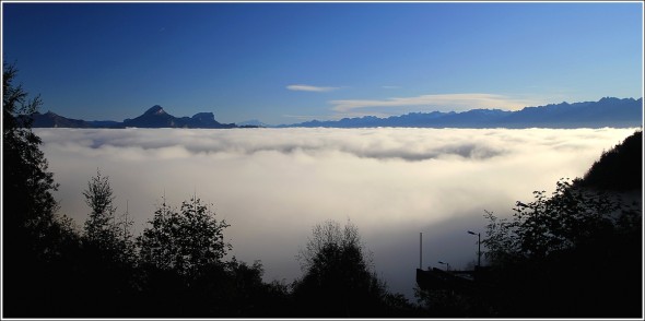 Mer de nuages - Vercors, Chartreuse, Mont-Blanc et Belledonne - 12 octobre 2011