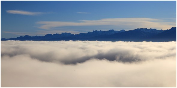 Mer de nuages et Belledonne - 12 octobre 2011