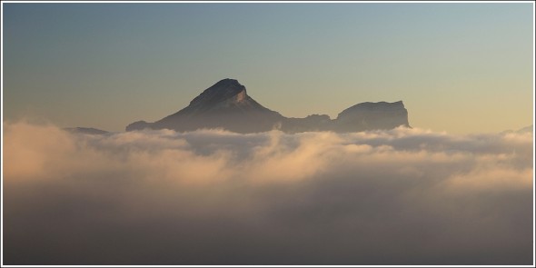 Mer de nuages - Chartreuse depuis le Vercors - 5 octobre 2011 - 8h04