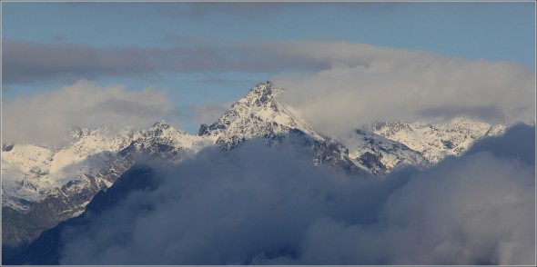 Neige d'été sur le massif de Belledonne - 20 juillet 2011 - 19h20