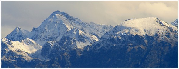 Massif de Belledonne depuis Grenoble - 22 octobre 2009