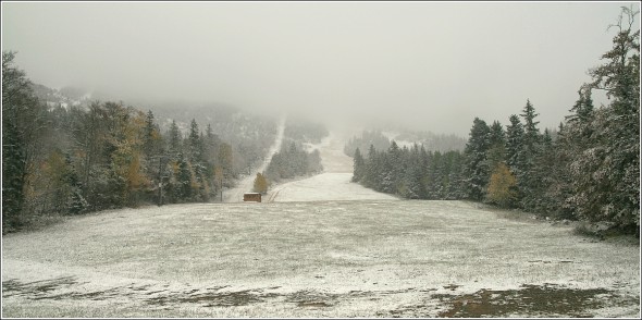 Pistes de ski de Lans en Vercors - 1400m - 17 octobre 2010