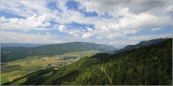 Dans le ciel du Vercors - Entre Lans en Vercors et Villard de Lans - 9 juillet 2011