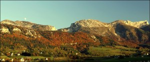 Plateau du Vercors - 10 octobre 2008 - vers 18h