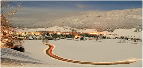 Pleine Lune à Lans en Vercors - 1er décembre 2009