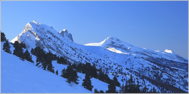 Lever de soleil sur les crêtes - Vercors - 18 février 2012 