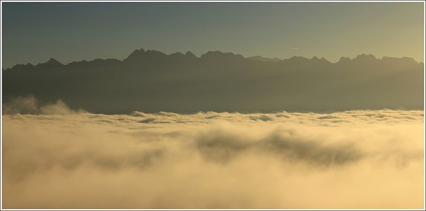 Mer de nuages - Grenoble et Belledonne - 25 octobre 2012