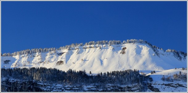 Plaque à vent - Vercors - Sommet de Charande - 1700m - 12 décembre 2012