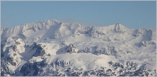 Chamrousse et l'Alpe d'Huez depuis Lans en Vercors - 28 décembre 2012