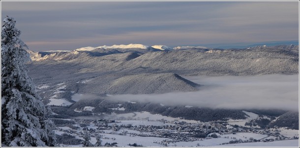 Villard de Lans depuis Lans en Vercors - 12 janvier 2013