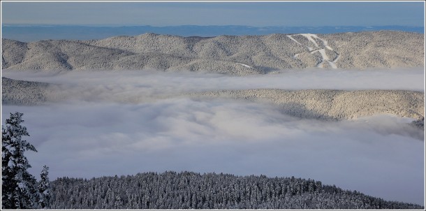 Pistes de ski de Méaudre depuis Lans en Vercors - 12 janvier 2013