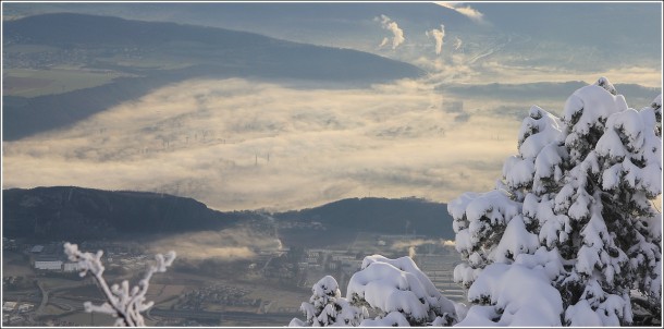 Sud Grenoblois depuis Lans en Vercors - 12 janvier 2013