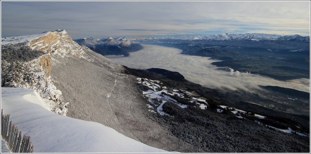 Grenoble depuis Lans en Vercors - 12 janvier 2013