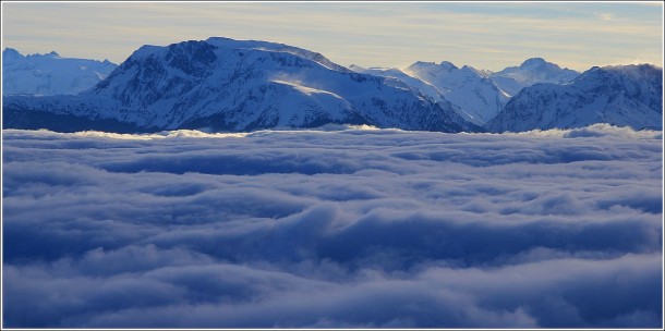 Mer de nuages - Taillefer depuis Lans en Vercors - 5 janvier 2013