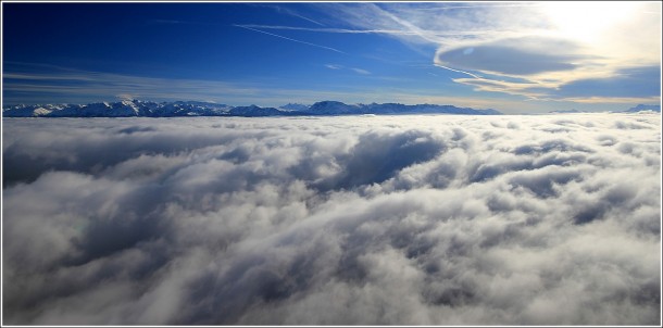 Mer de nuages depuis Lans en Vercors - 5 janvier 2013