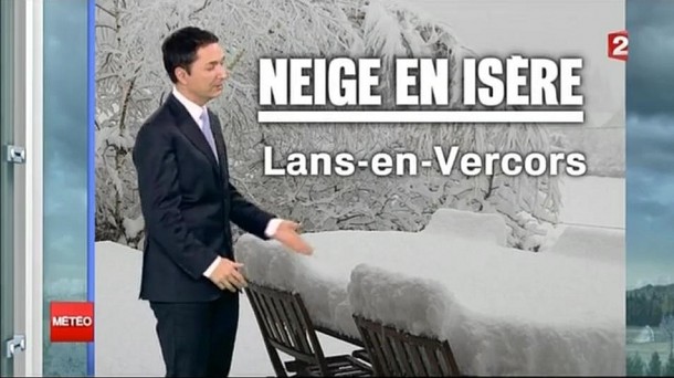 "La Table" - Lans en Vercors - Bulletin Météo France 2 - 18 mars 2013
