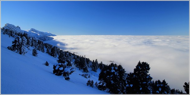 Mer de nuages depuis Lans en Vercors - 1er decembre 2013