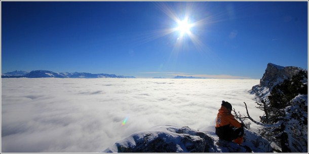 Mer de nuages depuis Lans en Vercors – 1er decembre 2013