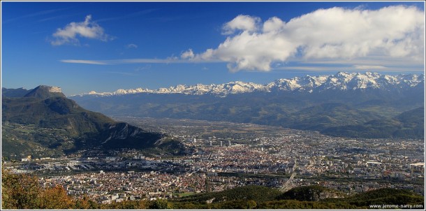 Grenoble depuis le Vercors - 23 octobre 2014