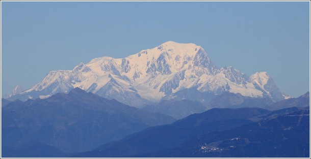 Lans en Vercors - 18 octobre 2014 - Zoom sur le Mont Blanc