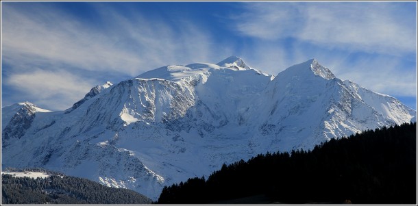 Le Mont Blanc depuis Combloux - 19 novembre 2014