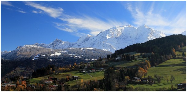 Le Mont Blanc depuis Combloux - 19 novembre 2014