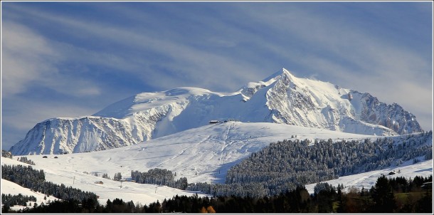 Le Mont Blanc depuis Combloux - 19 novembre 2014