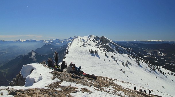 Lans en Vercors - Pic St Michel - 26 mars 2016