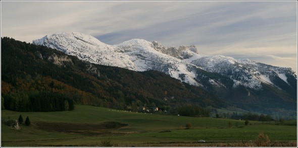 Fin de journée sur le Vercors - 21 octobre 2010