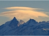 Meije, Rateau et Glacier des 2 alpes depuis Lans en Vercors - 18 décembre 2010