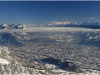 Grenoble, Chartreuse et Belledonne depuis Chatreuse depuis Lans en Vercors - 18 décembre 2010