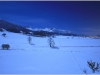 Pleine lune et neige précoce en Vercors - 29 octobre 2012